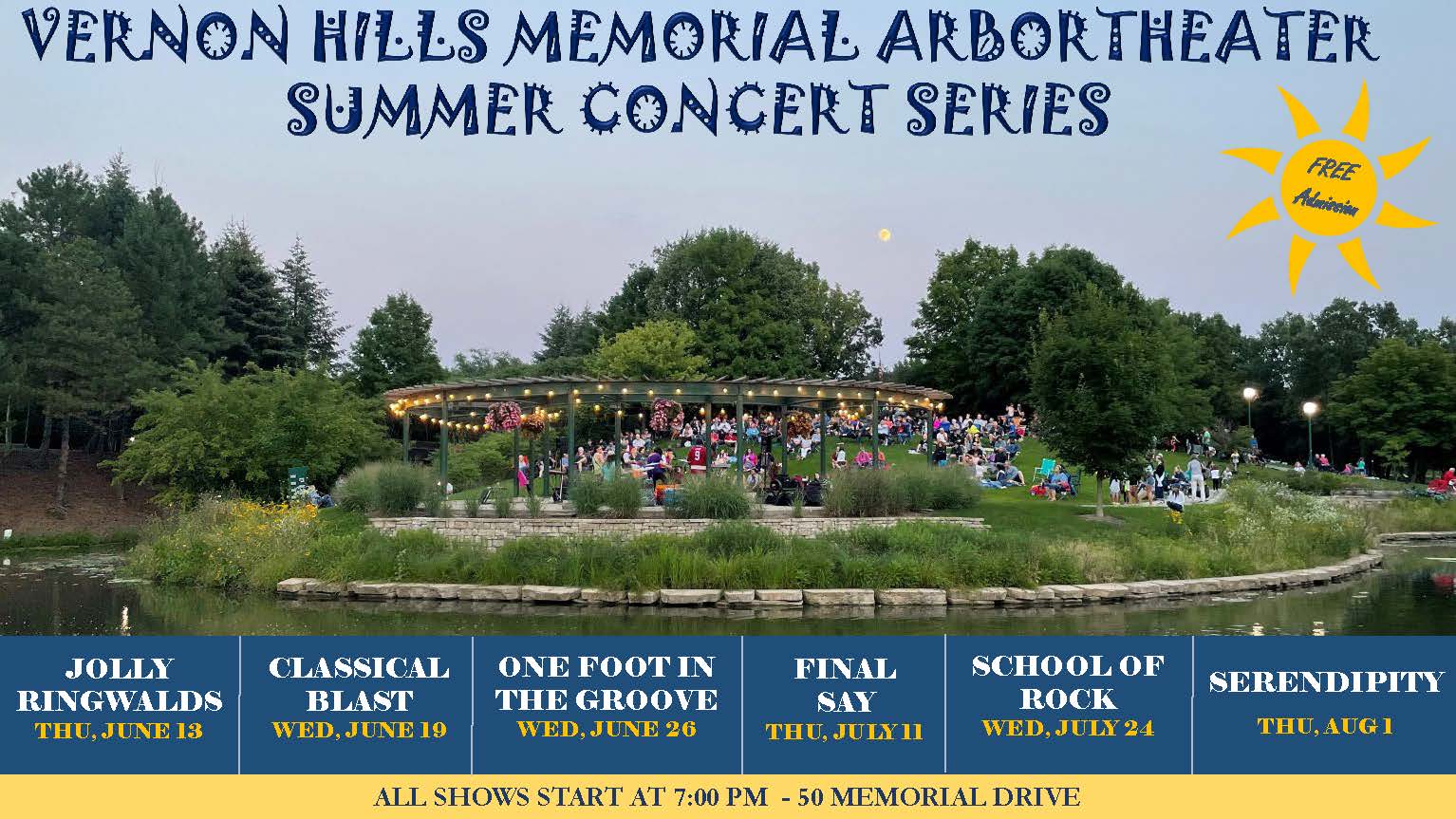 2024 Arbortheater Concert Series Flyer