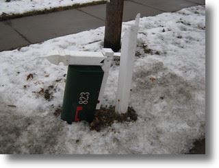 Damaged Mailbox