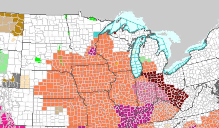 NWS Alert - Storms/Heat